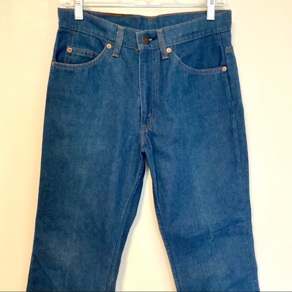 Levi's Vintage 517 Orange Tab Boot Cut Jeans 30”x30” - Picture 3 of 15